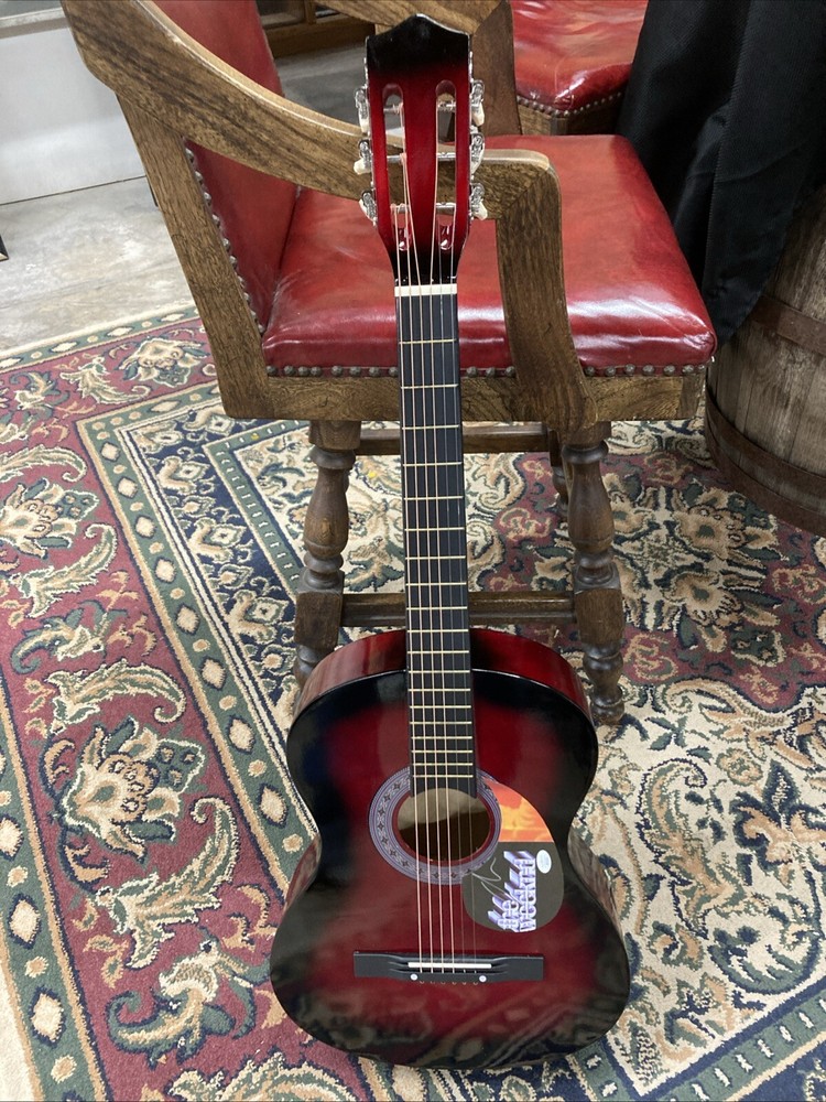 The Weekend Signed 38-Inch Guitar with JSA Certificate of Authenticity