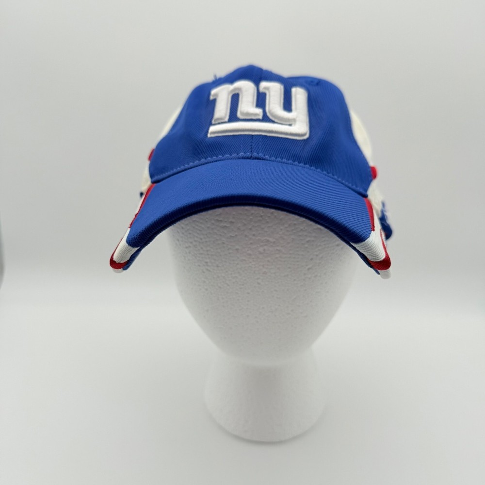 New York Giants Reebok Stretch Fit Cap in Blue & White with Team Logo