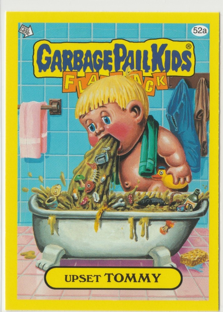Upset Tommy #52a Garbage Pail Kids 2011 Flashback Series 3 FB3 Trading Card