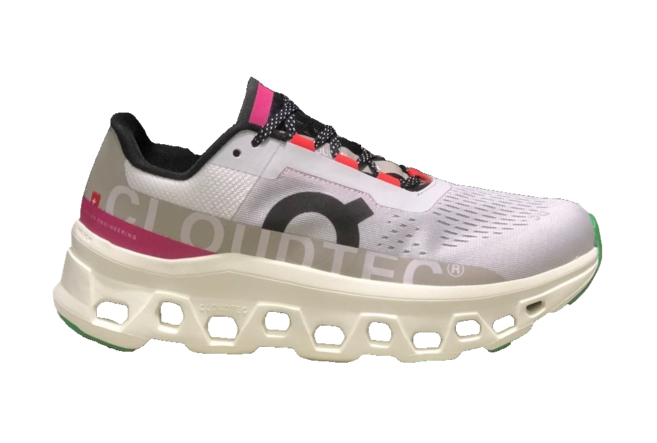 Men's Cloud Shoe's Cloudmonster Running Sneakers: Silver | Ivory: 10 Medium US