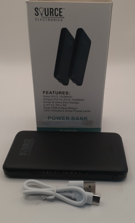 10K mAh Ultra-Portable Power Bank by Source Electronics  