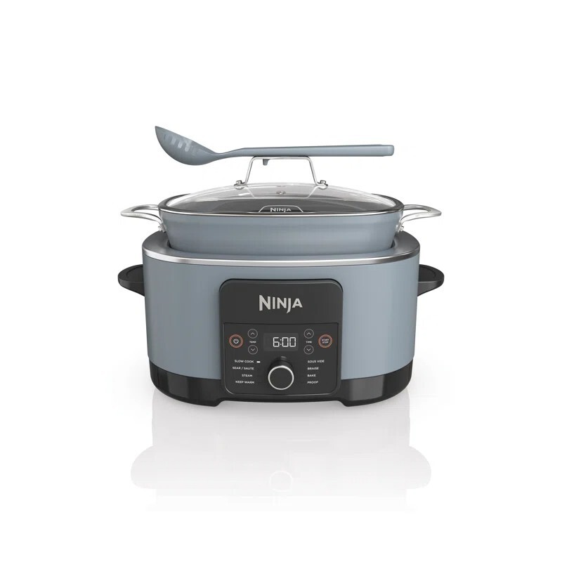 8.5-Quart 8-in-1 Multi-Cooker with Nonstick Pot & Glass Lid