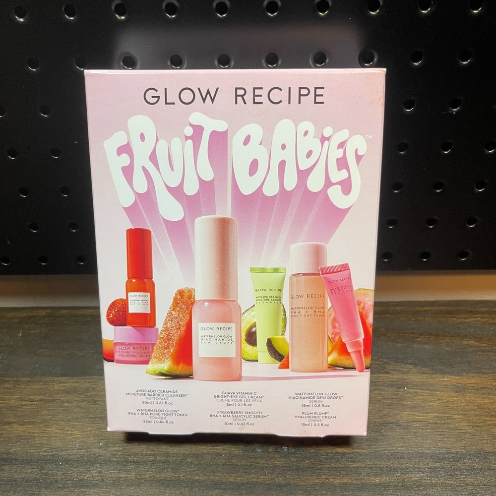 NIB Glow Recipe Fruit Babies Set for Radiant Skin