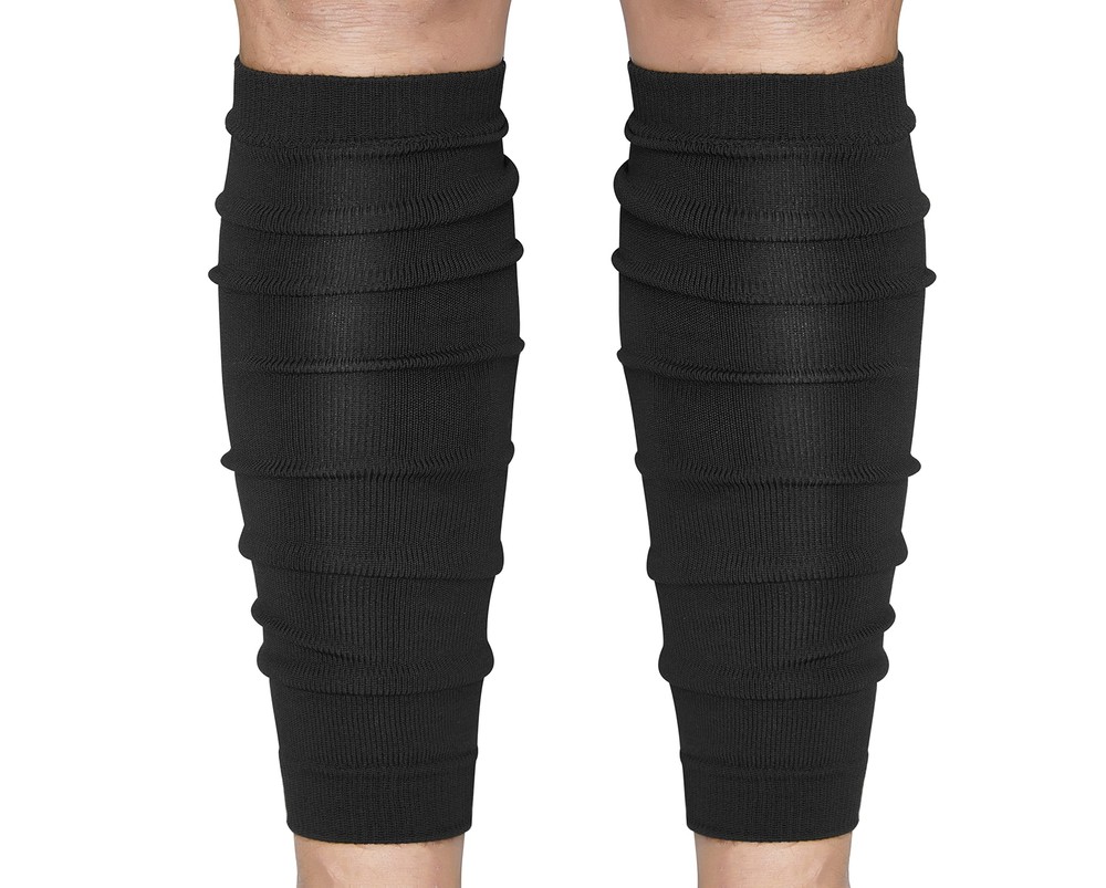 Black Football Calf Compression Sleeve for Youth & Men – Running Sport Leg Support