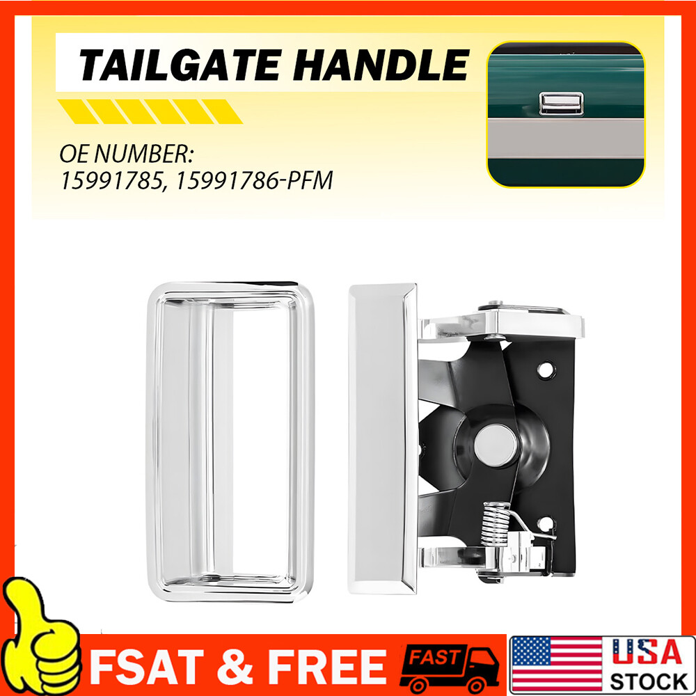 Tailgate Handle & Bezel for Chevy GMC CK 1500 2500 3500 Pickup Truck 15991785