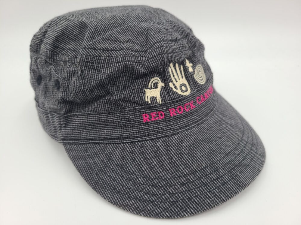 Women Red Rock Canyon Cadet Military Army Adjustable Hat Cap Conserve Black Pink