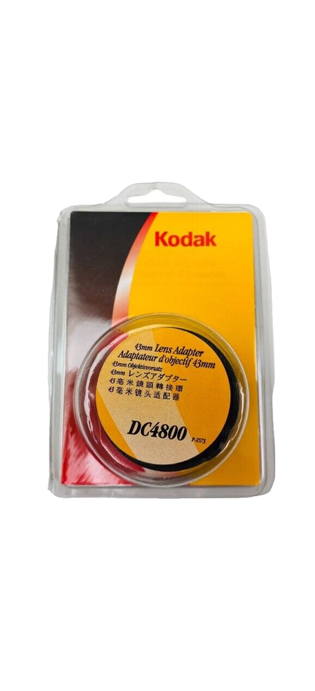 Kodak 43mm Lens Adapter DC4800 New Sealed Rare Replacement
