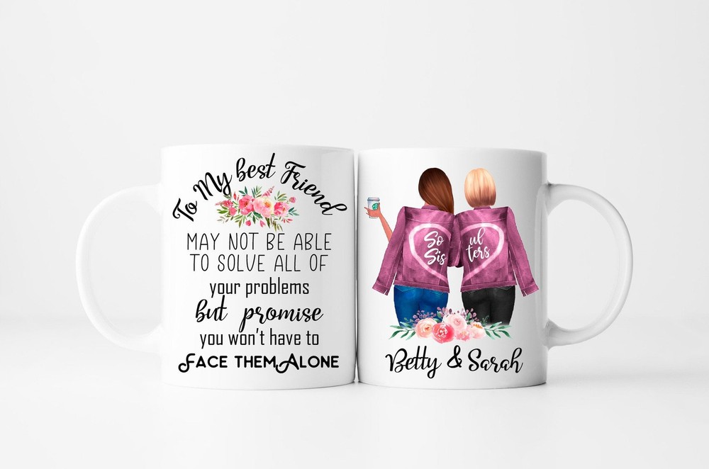 Best Friend Mug Long Distance Friendship Mug Going Away Gift Long Distance Gift