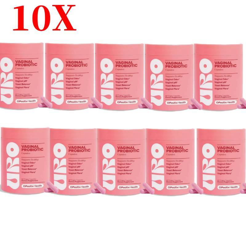 10X -URO Vaginal Probiotics for Women pH Balance with Prebiotics &Lactobacillus