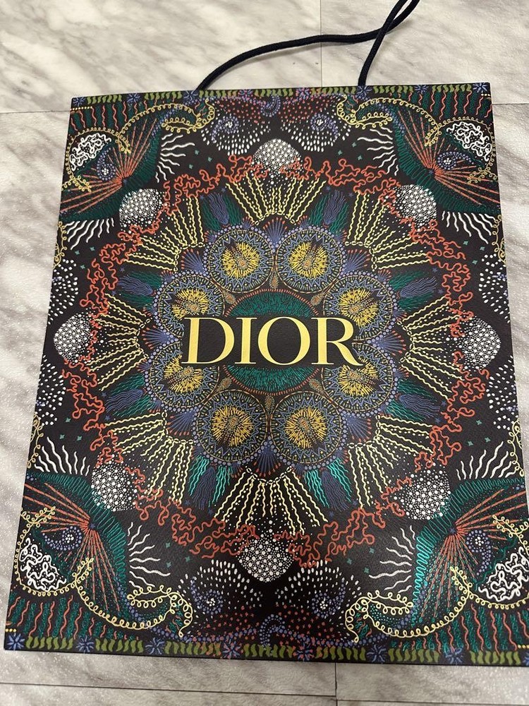 Dior Limited Edition Paper Shopper Tote Bag