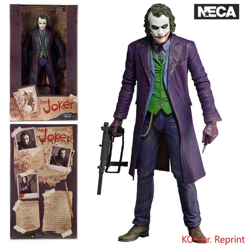 NECA 1/4 joker Heath Ledger Model toy gift action figure collectibles Oversize