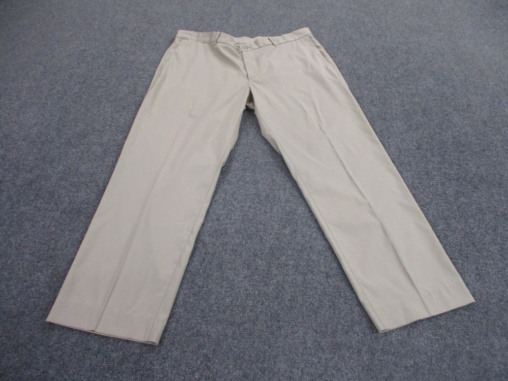 Nike Pants Adult 38 Beige Golf Performance Chino Dri Fit Straight Leg Casual Men