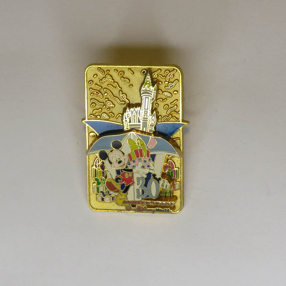 Disney   Mickey   Castle  30th Anniversary Pin