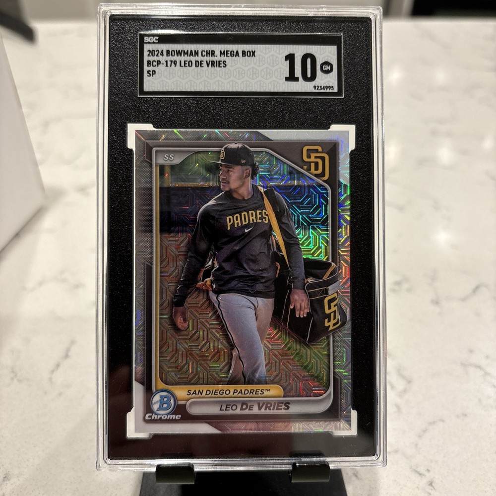 2024 Bowman Chrome Mega - Image Variation #BCP-179 Leo De Vries (RC)