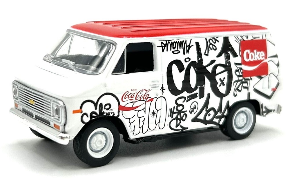 M2 MACHINES AUTO HAULERS 1971 CHEVY VAN G10 LOOSE COCA-COLA