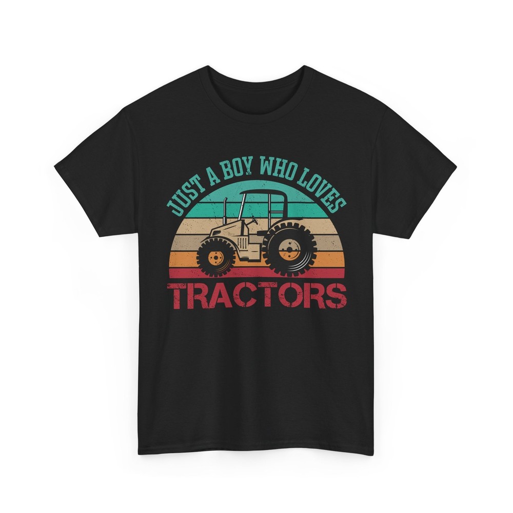 Tractor Shirt, Just a Boy Who Loves Tractors Boys Kids Shirt