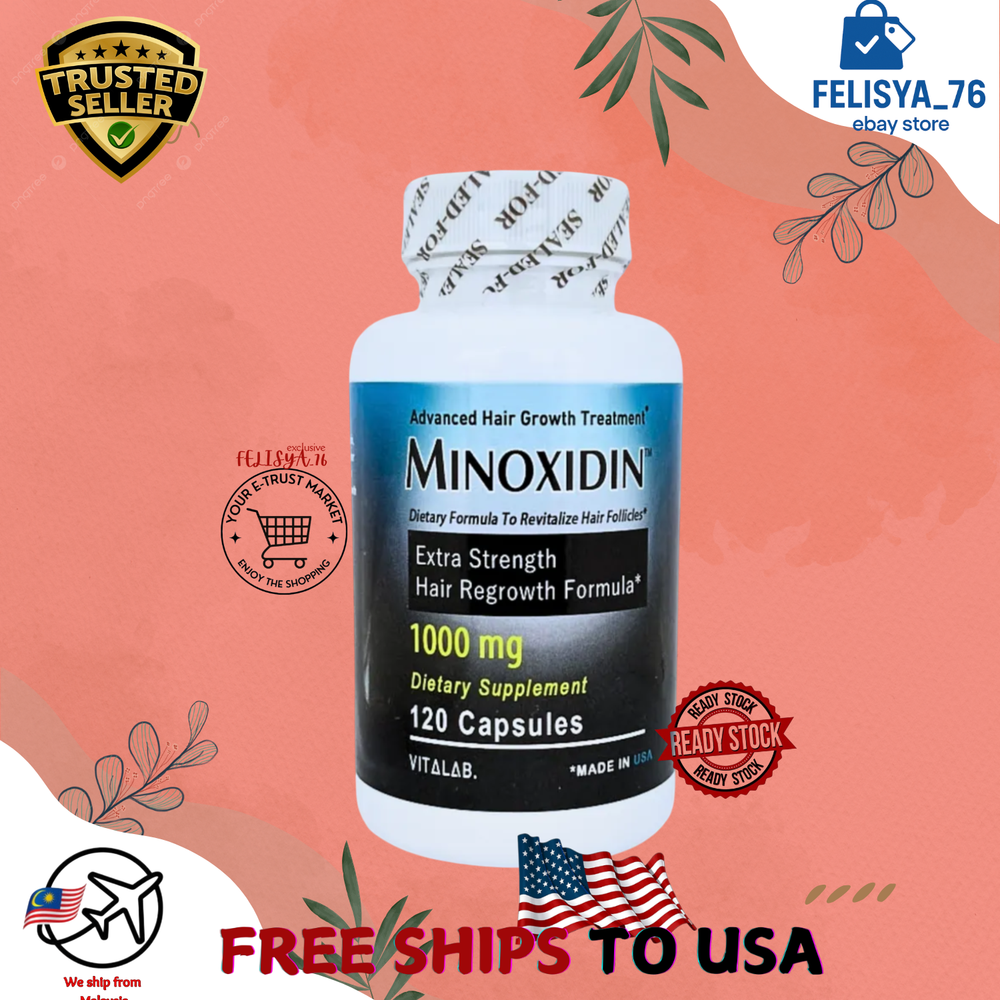 120 Capsules Supports Healthy Hair– Nutrient Formula for Men & Women FREE Shippg