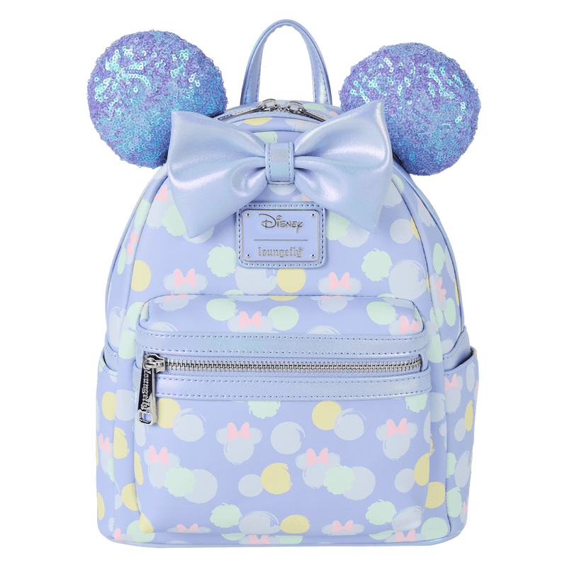 Minnie Mouse Iridescent Sequin Mini Backpack Exclusive Disney Print