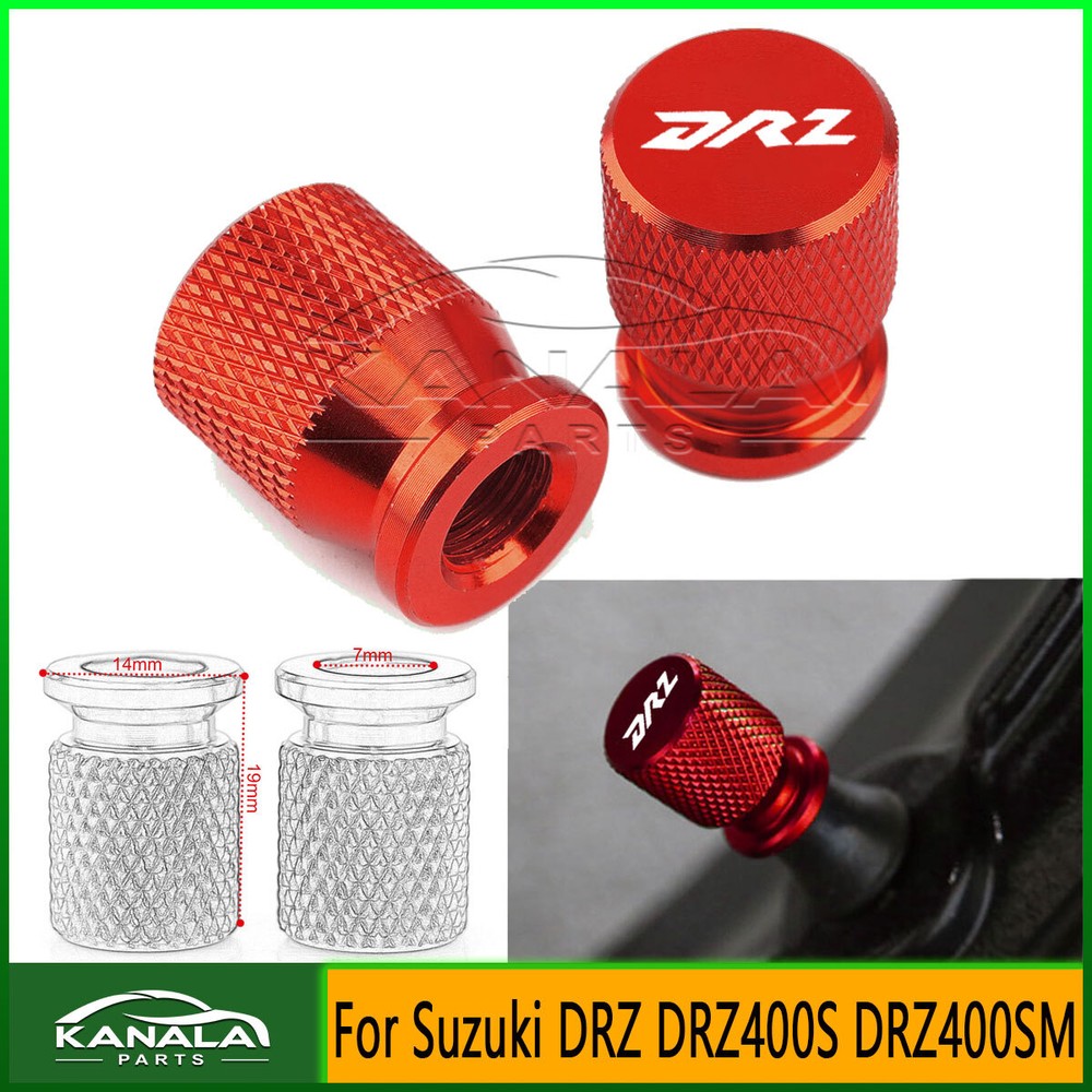 For Suzuki DRZ DRZ400S DRZ400SM Tire Valve CNC Universal Aluminum Covers NEW
