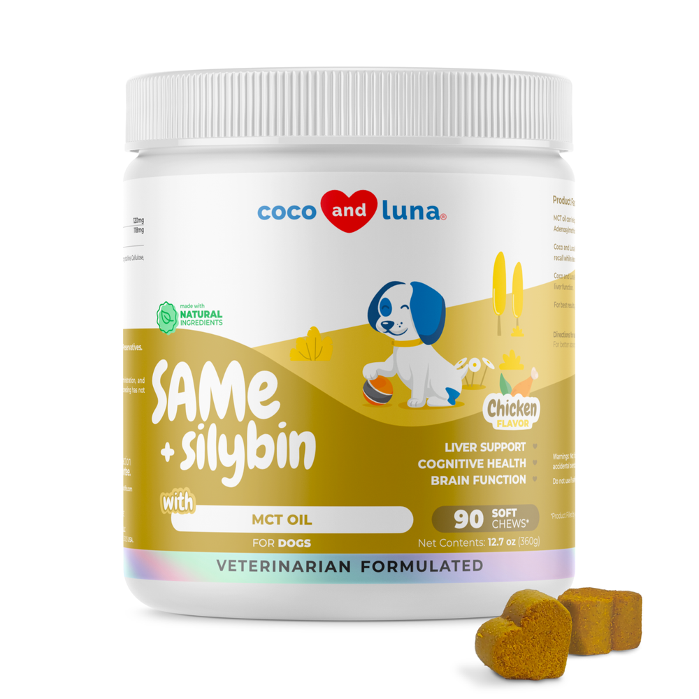 Same and Silybin for Dogs - S-Adenosyl L-Methionine, Liver and Brain Supplements