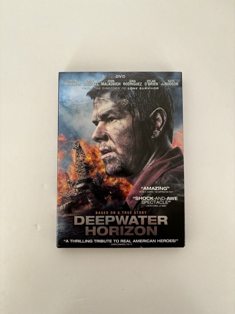Deepwater Horizon (DVD 2016) True Story Oil Rig Mark Wahlberg Russell Malkovich+