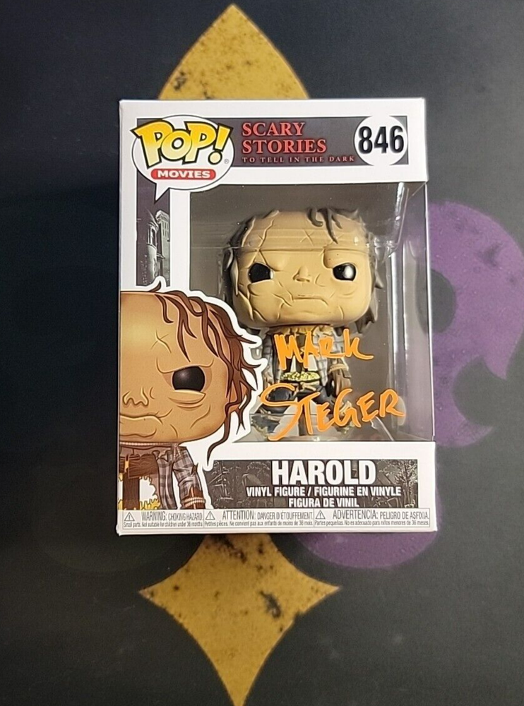 Funko Pop! Scary Stories To Tell In The Dark - Harold # 846 - Mark Steger Auto!