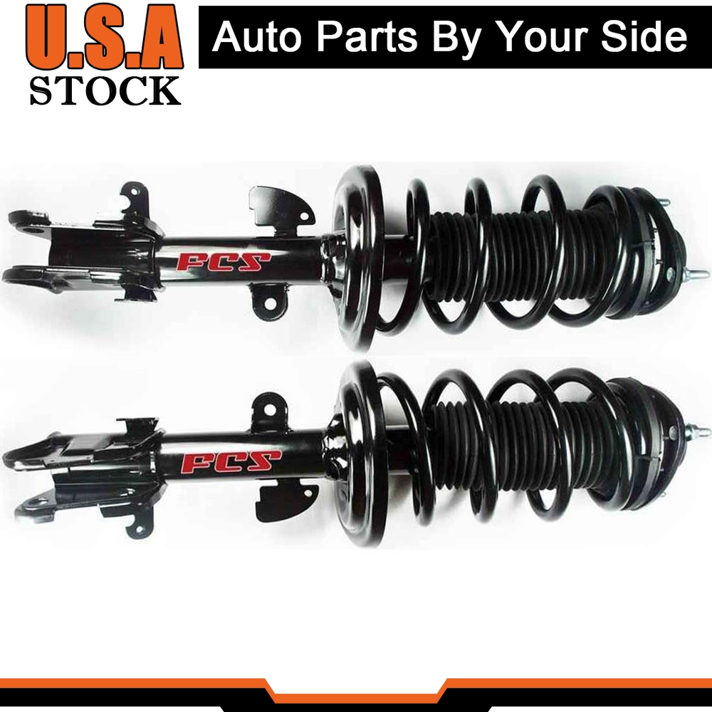 New OE Front Struts With Sway Bar For 2007-2013 Acura MDX 3.7L Lifetime Warranty