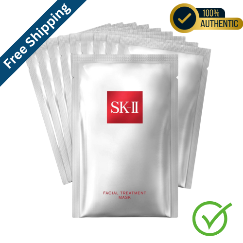 SK-II Facial Treatment Mask 10 Sheets | Brightening & Hydrating | Pitera Essence