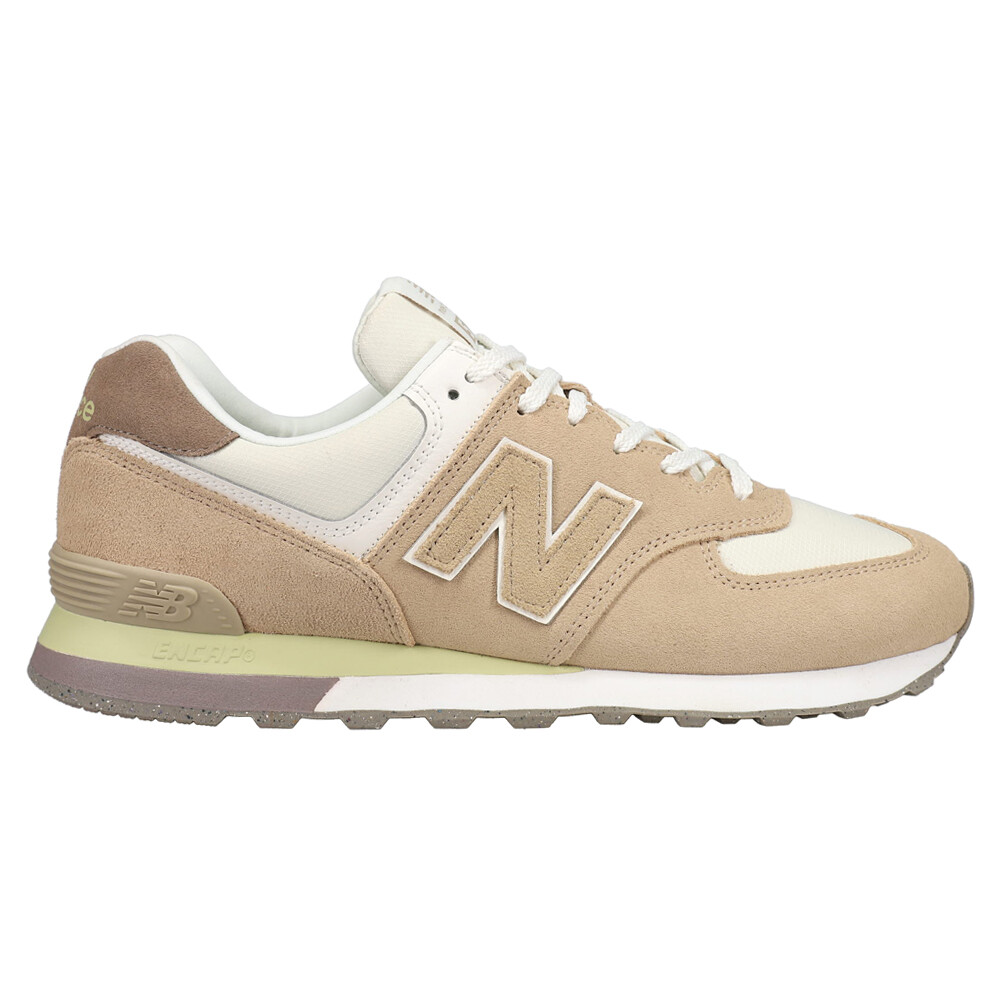 New Balance 574 Lace Up  Mens Beige Sneakers Casual Shoes U574SBW