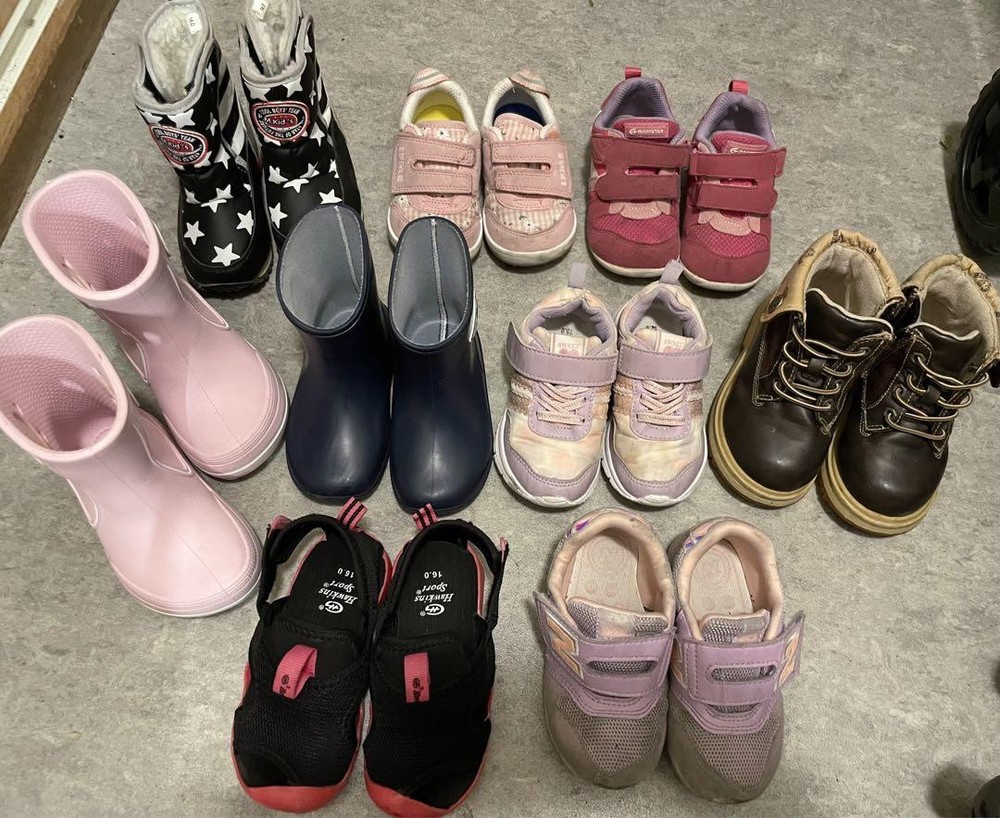 Children'S Shoes, Rain Boots, S Als, Large Quantity, Size 14-16