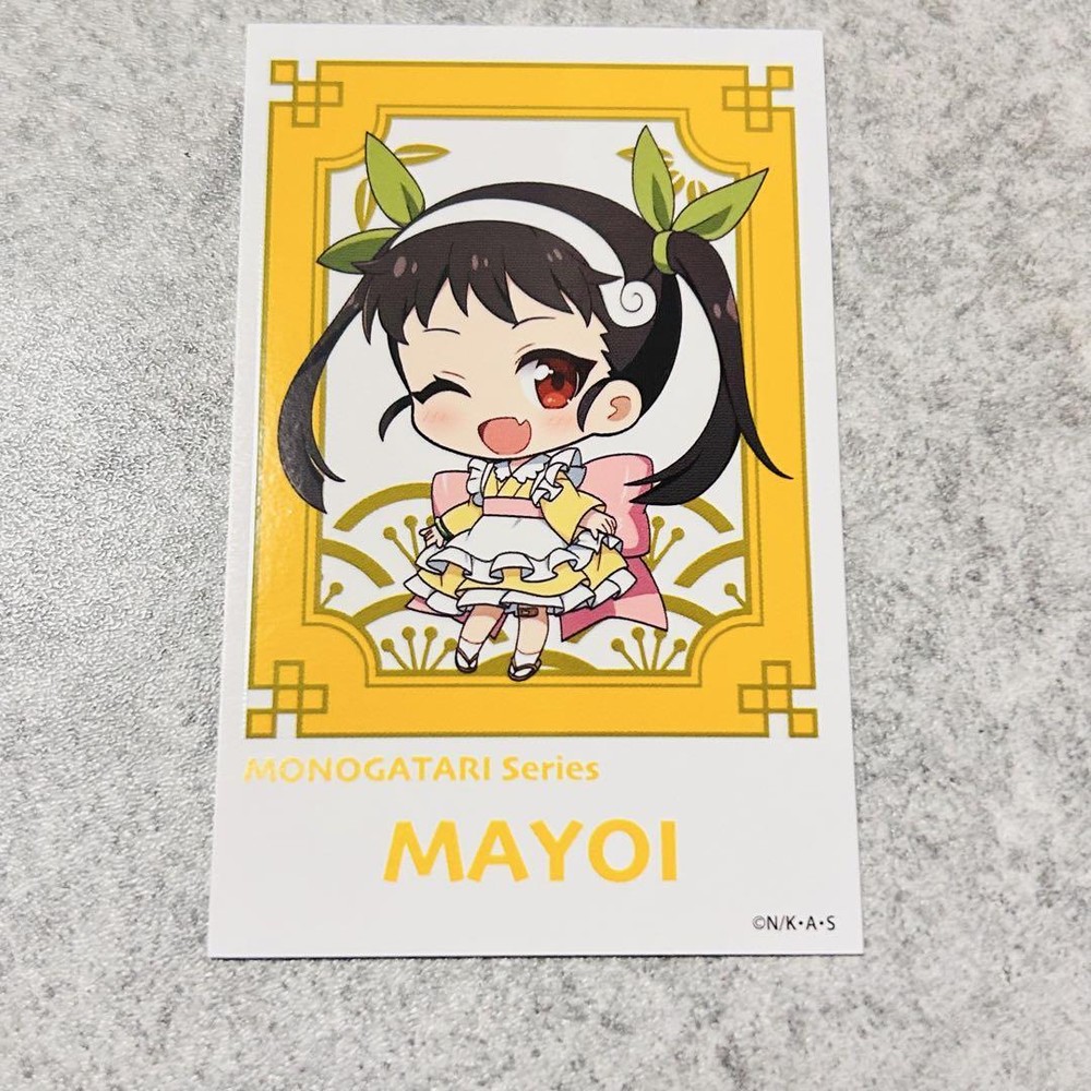 Bakemonogatari Mayoi Hachikuji Mini Character Photo Card