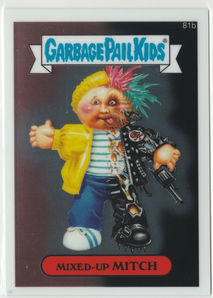 Mixed-Up Mitch Garbage Pail Kids GPK 2014 Chrome Series 2 CS2 #81b