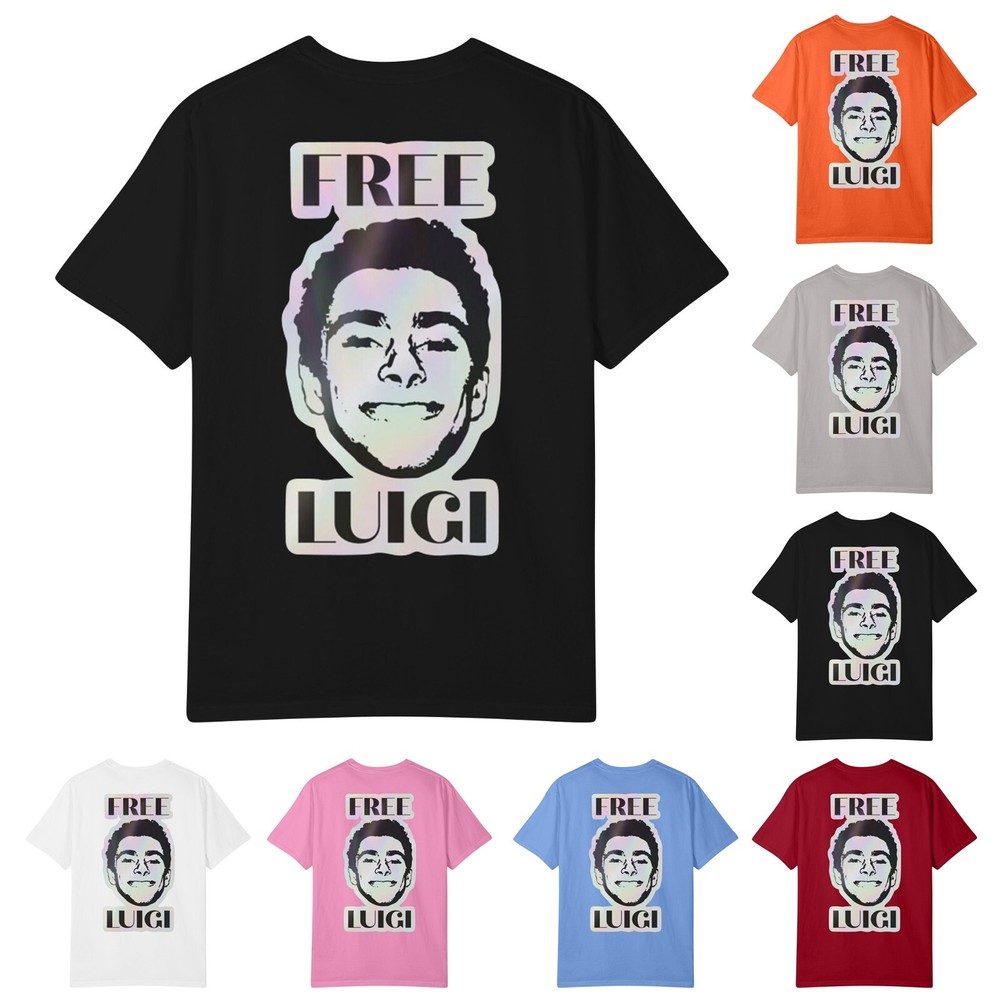 Luigi Mangione Free Lulgi Casual Summer Tops for Men, Women, and Girls