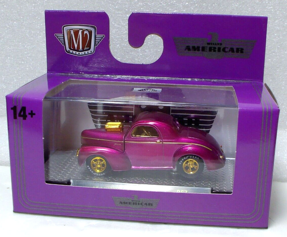 M2 Machines Gold Chase 1941 Willys Coupe 1:64 Diecast