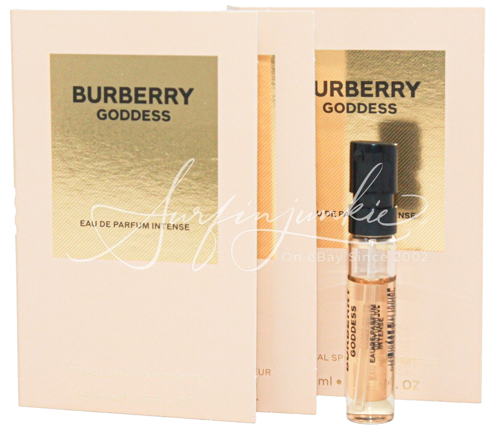 Burberry Goddess Intense EDP Mini Vial Set 3pc 0.05 oz New