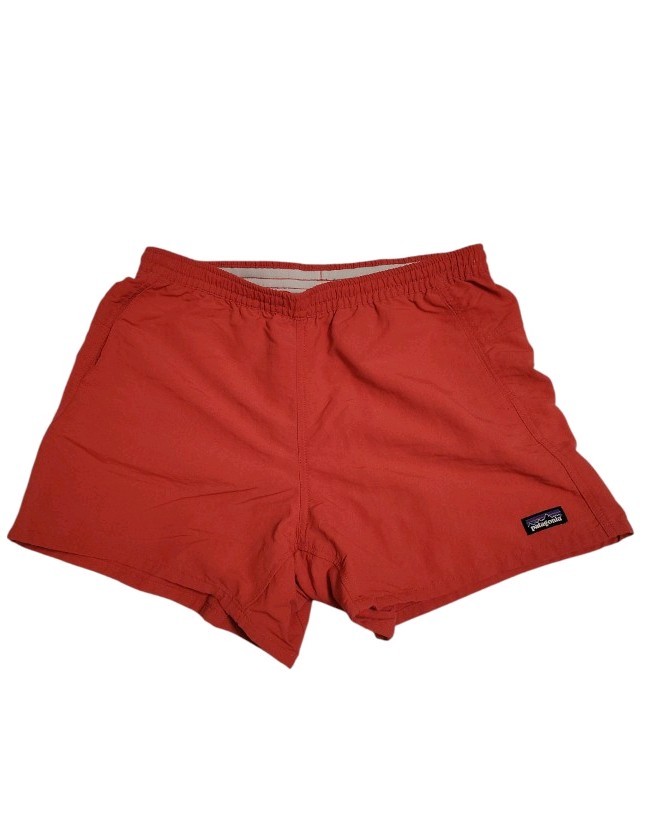 Patagonia Women's Salmon Pink Baggie Pull On Shorts Ripstop Size Small summer