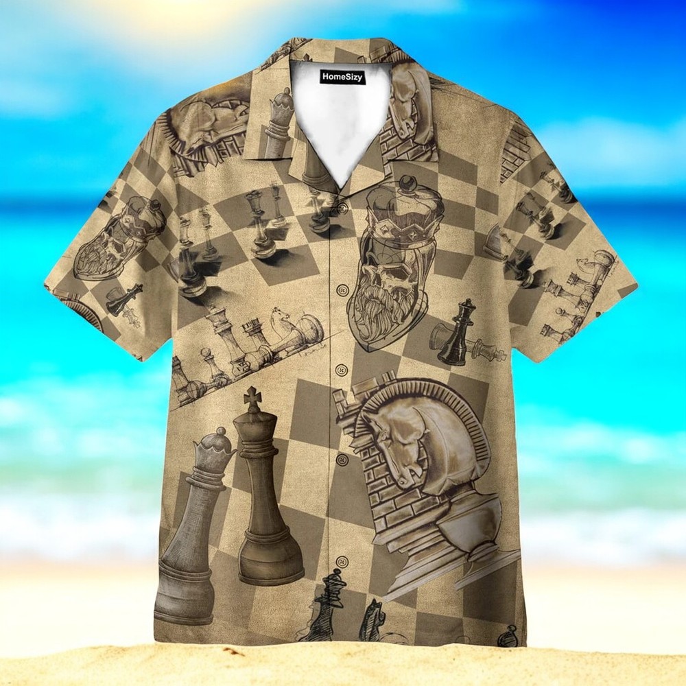 Amazing Chess Hawaiian Shirt For Men US Size Summer Style NEW