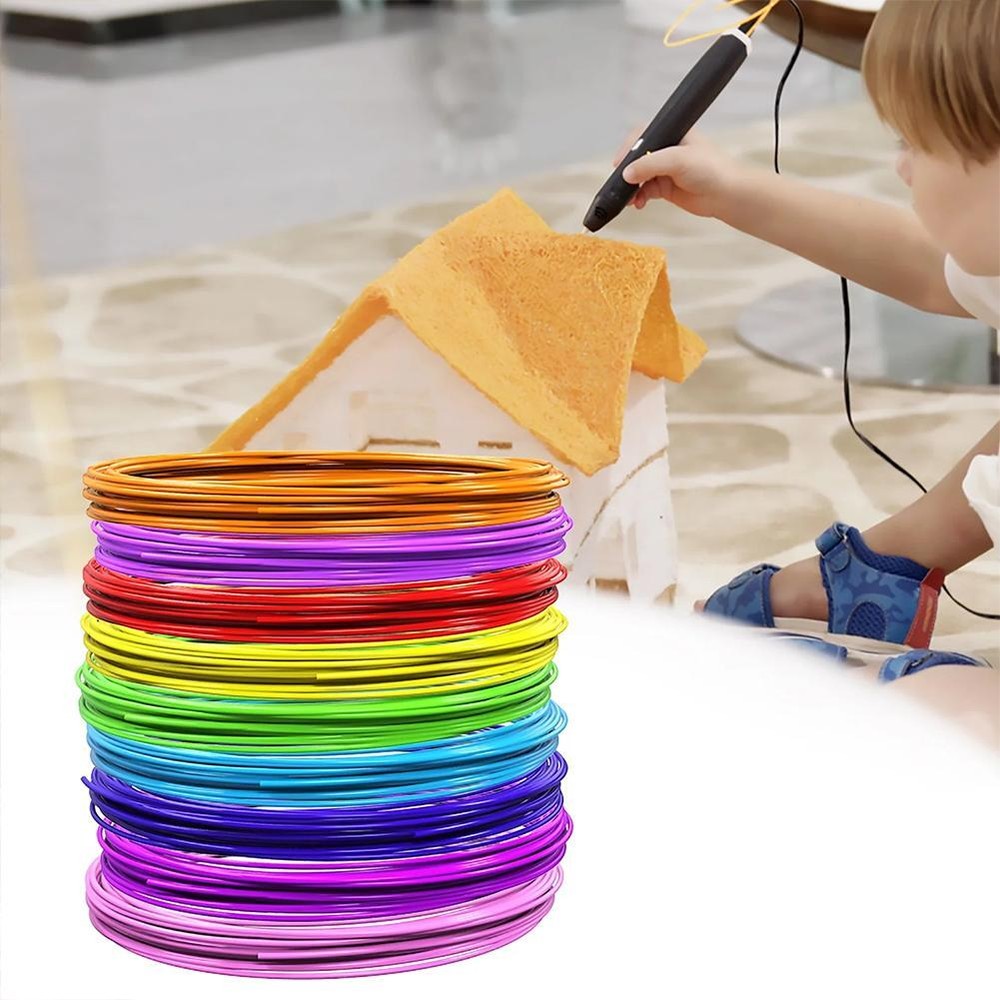 20 Colors 3D Pen PLA Filament Refills 3 meters Each ,ζ ＜ 3D Printing Z3V8