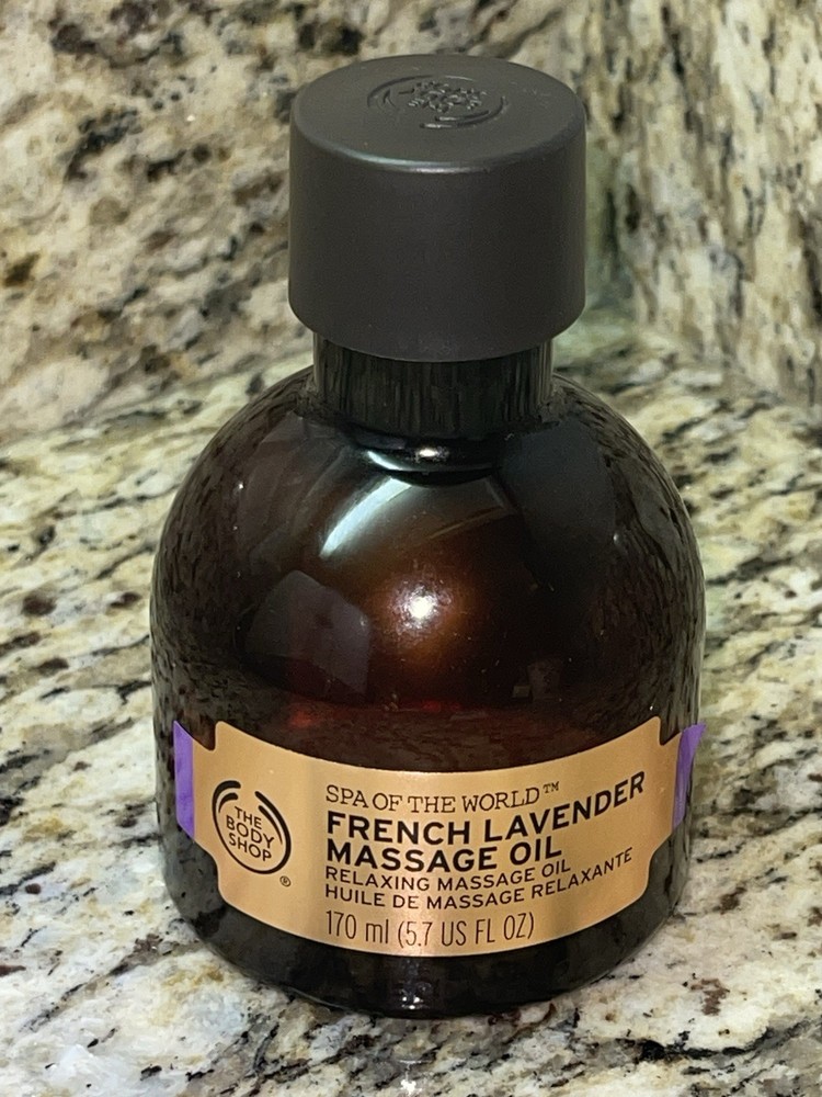 The Body Shop SPA French Lavender Massage Oil Discontinued Rare Find