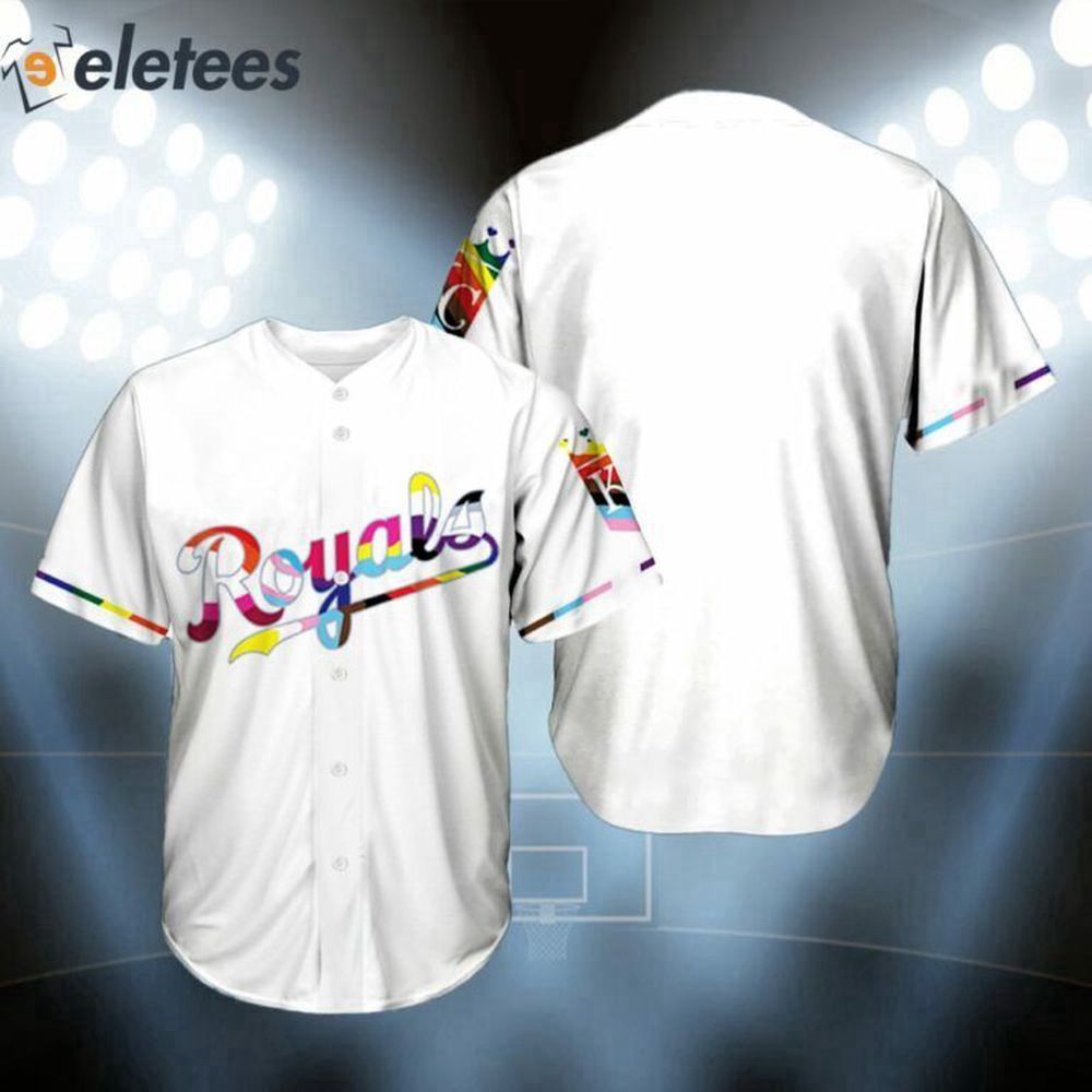 Royals Pride Day 3D Jersey 2024 Giveaway Size S-5XL white-image