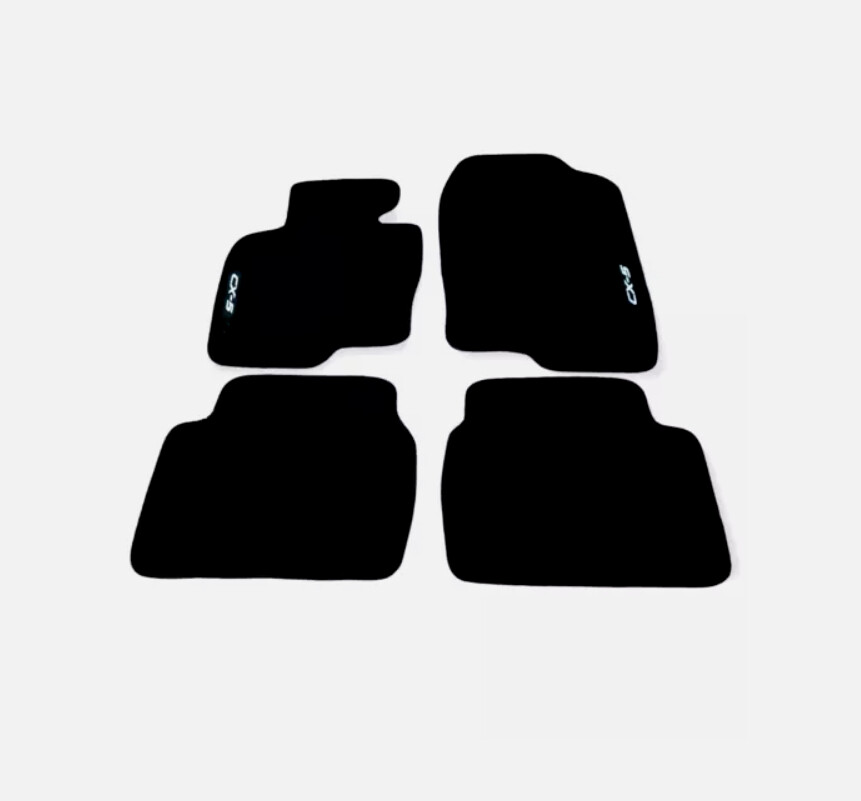For Mazda CX-5 Car Floor Mats Velour Waterproof Black Carpet Auto Liners Rugs