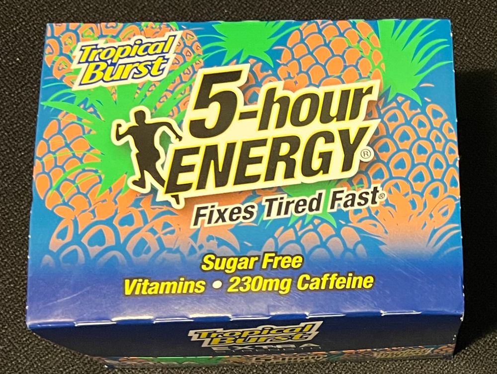 5-Hour Energy Shots Extra Strength Tropical Burst 1.93 oz 12-Pack