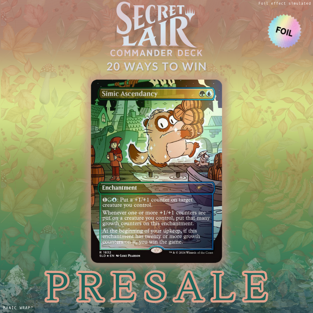 PRESALE Simic Ascendancy #1832🌈FOIL - MTG SECRET LAIR Commander 20 Ways to Win-image
