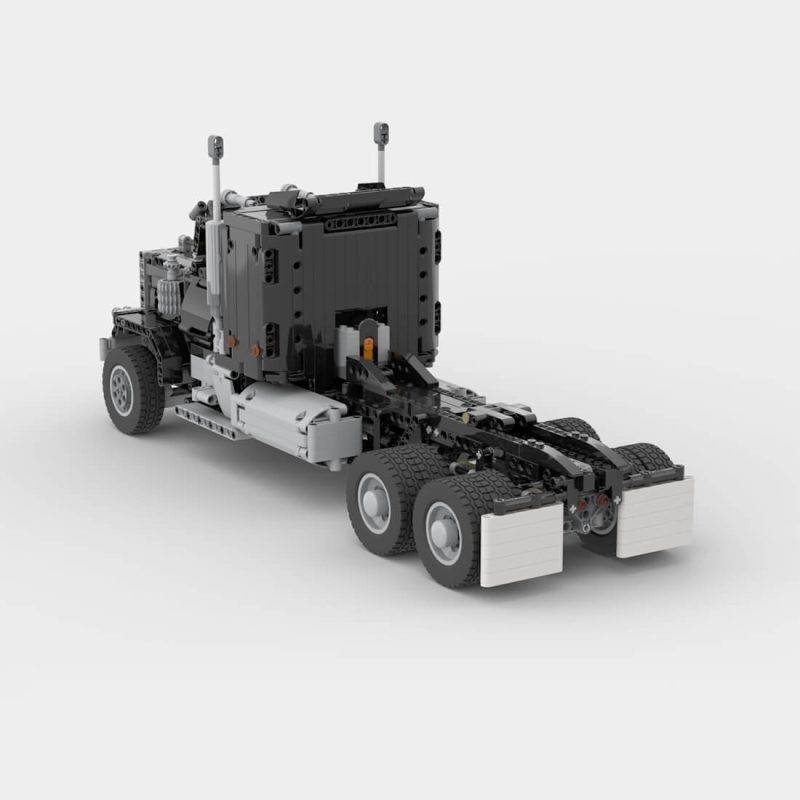RC Semi Truck Hauler with Trailer Vehicle Model 1447PCS MOC-72820 Set