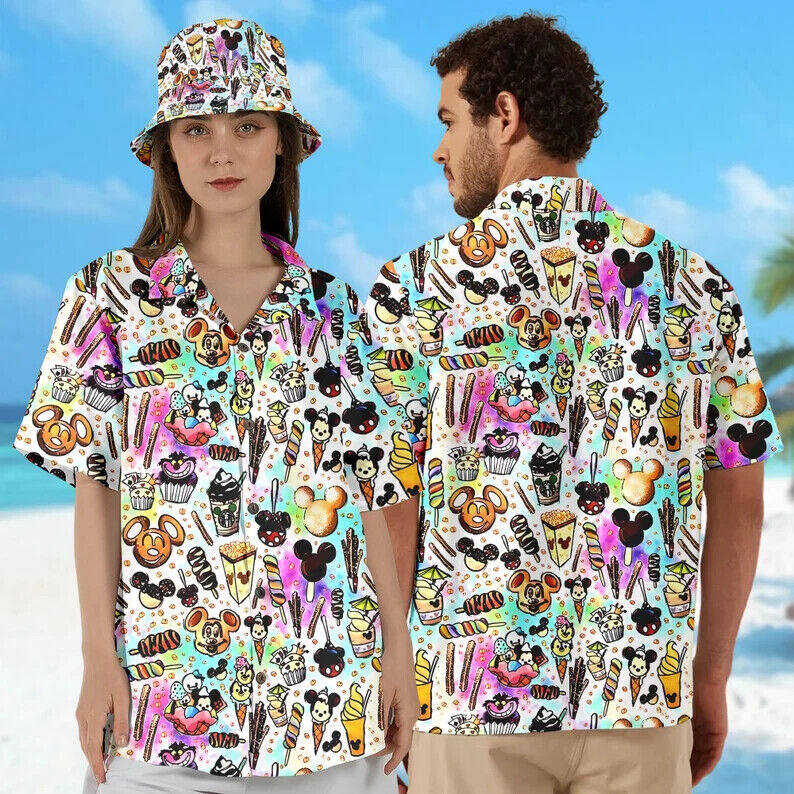 Mickey Mouse Snacks Symbol 3D HAWAI SHIRT Mother Day Gift All Over Print