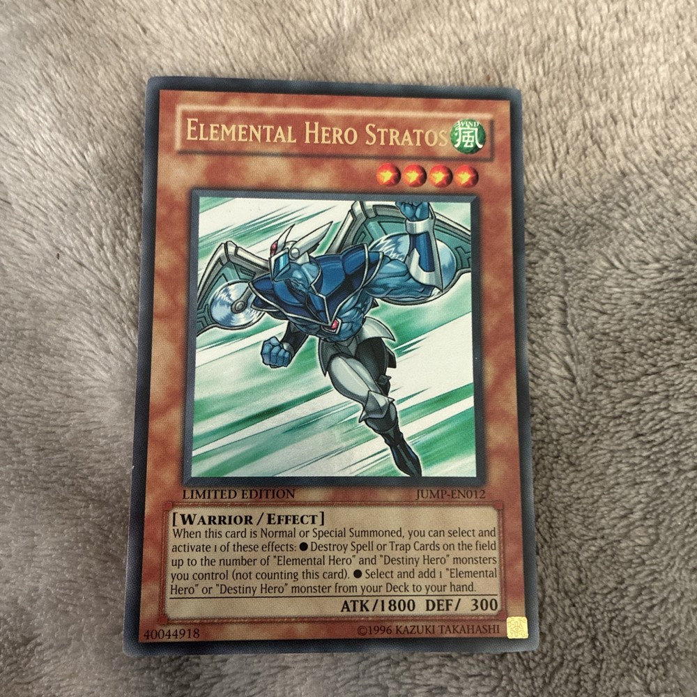 Elemental Hero Stratos MP Ultra Rare JUMP-EN012 Yugioh Card