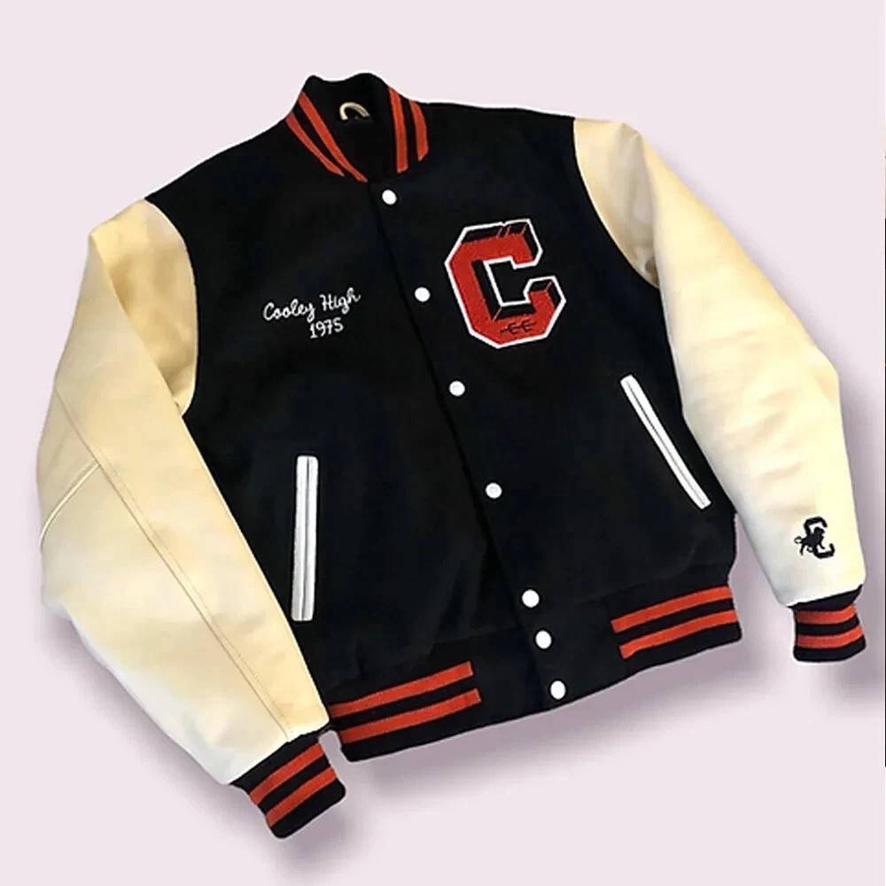 Letterman Cooley High Black and White Varsity Jacket