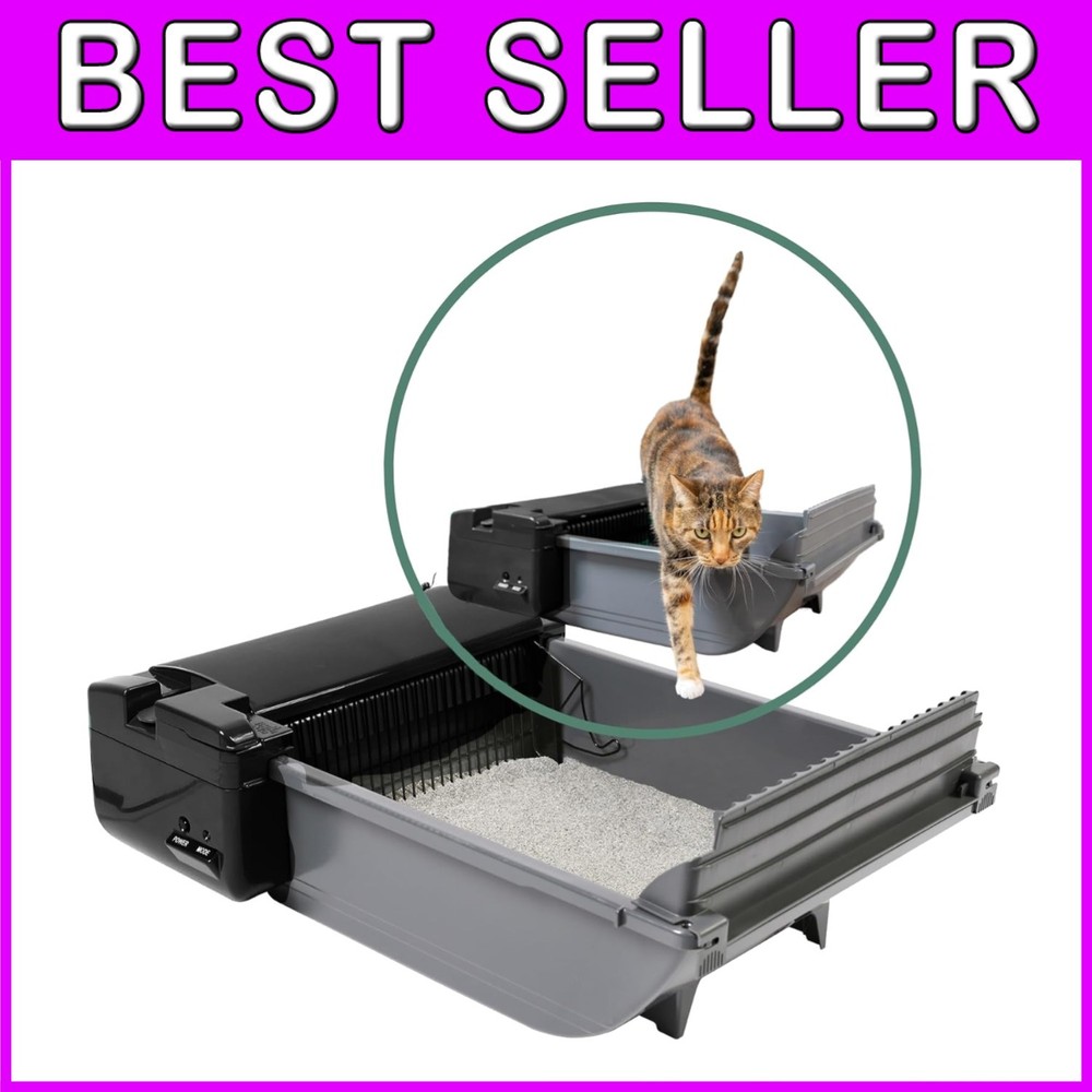 Odor Control Smart Scoop Self-Cleaning Litter Box