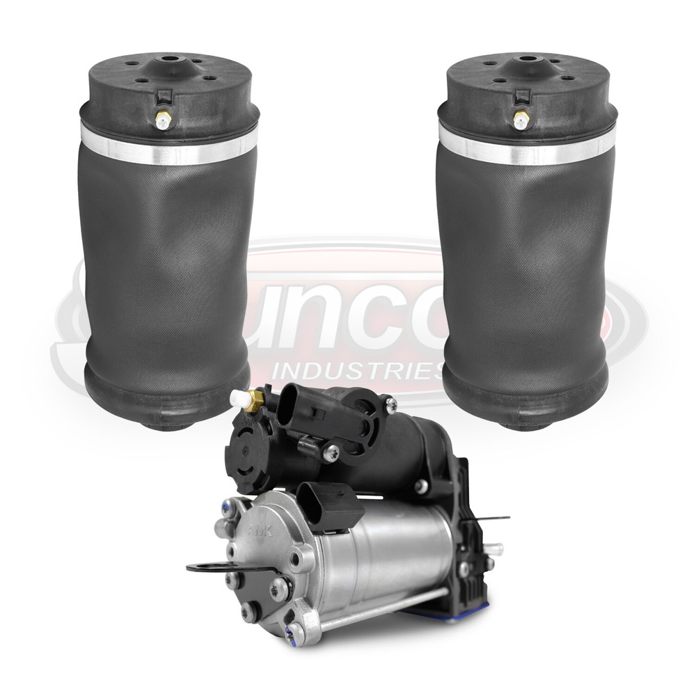 2010-2012 Mercedes GL350 Rear Airmatic Air Springs Pair & Compressor Kit X164