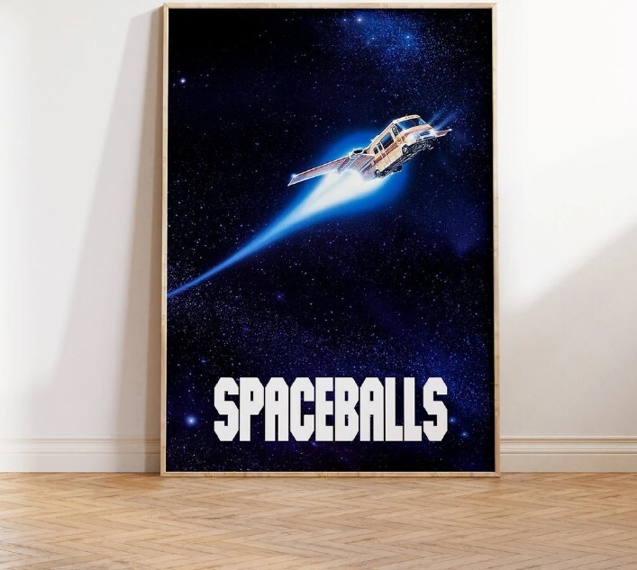 Star Wars Spaceballs Crossover Sci-Fi Comedy Wall Art Poster 2